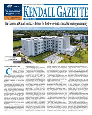Latest Kendall print edition front page
